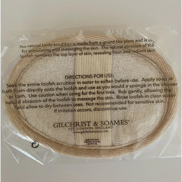 NEW 10 Individual LOOFAH Beige Oval BODY SCRUBBER Size: 4 1/2” x 3 1/2” - Picture 5 of 5